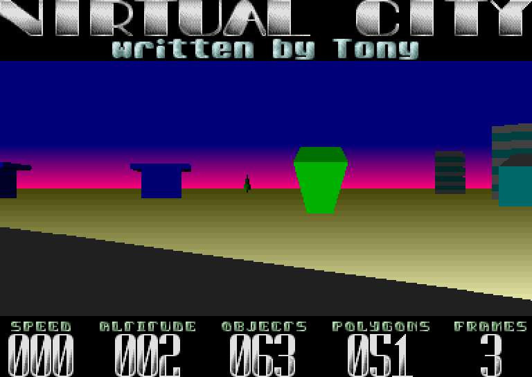 Virtual City [Falcon030] atari screenshot
